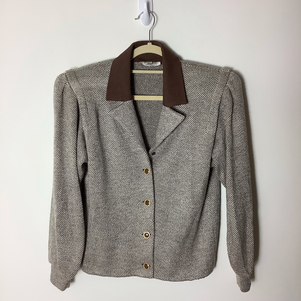 St. John for Saks Fifth Ave vintage knit Blazer